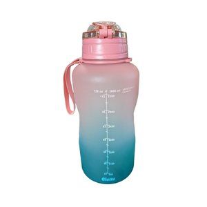 Giotto Large 1 Gallon/128oz When Full Motivational Water Bottle with Time Mar...
